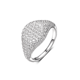 Sale: Кольцо-печатка с камнями можно купить в ювелирном гардеробе MOMNT (Momentsilver), интернет-магазине украшений из серебра. . Артикул 
