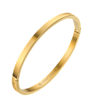 Браслеты: Стальной каркасный браслет 4 мм yellow можно купить в ювелирном гардеробе MOMNT (Momentsilver), интернет-магазине украшений из серебра. Сталь, позолота. Артикул 