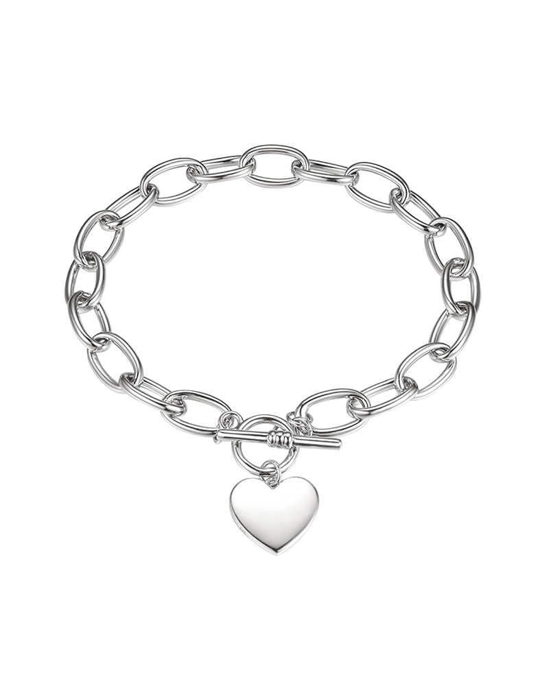 Браслеты: Массивный браслет с сердцем можно купить в ювелирном гардеробе MOMNT (Momentsilver), интернет-магазине украшений из серебра. Серебро 925, родий