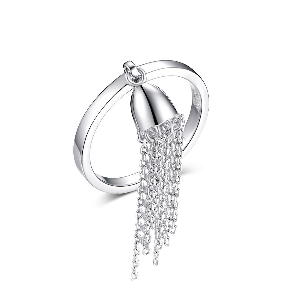Кольца: Простое кольцо-кисть можно купить в ювелирном гардеробе MOMNT (Momentsilver), интернет-магазине украшений из серебра. Серебро 925, родий. Артикул 