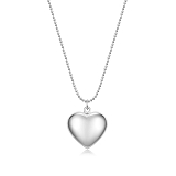 Колье: Колье Раздутые чувства на цепи "перлина" можно купить в ювелирном гардеробе MOMNT (Momentsilver), интернет-магазине украшений из серебра. Серебро 925, родий. Артикул 