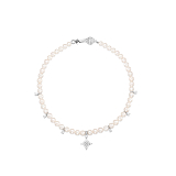 Колье: Колье-чокер из натурального жемчуга Мария-Антуанетта можно купить в ювелирном гардеробе MOMNT (Momentsilver), интернет-магазине украшений из серебра. Серебро 925, родий, фианиты, жемчуг . Артикул 