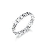 Кольца: Кольцо Тонкая цепь можно купить в ювелирном гардеробе MOMNT (Momentsilver), интернет-магазине украшений из серебра. Серебро 925, родий
