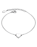 Браслеты: Браслет с миниатюрным сердцем можно купить в ювелирном гардеробе MOMNT (Momentsilver), интернет-магазине украшений из серебра. Серебро 925, родий