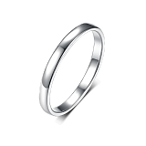 Кольца: Базовое кольцо Линия можно купить в ювелирном гардеробе MOMNT (Momentsilver), интернет-магазине украшений из серебра. Серебро 925, родий. Артикул 