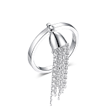 Кольца: Простое кольцо-кисть можно купить в ювелирном гардеробе MOMNT (Momentsilver), интернет-магазине украшений из серебра. Серебро 925, родий. Артикул 
