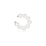 Каффы: Жемчужная каффа 15 мм можно купить в ювелирном гардеробе MOMNT (Momentsilver), интернет-магазине украшений из серебра. имитация жемчуга, серебро, родий. Артикул 