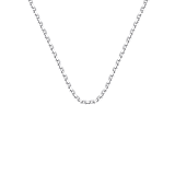 Sale: Цепь 1мм длина 45+5 см можно купить в ювелирном гардеробе MOMNT (Momentsilver), интернет-магазине украшений из серебра. Серебро 925, родий. Длина 45см, толщина 1мм.. Артикул 