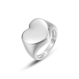 Кольца: Кольцо Раздутые чувства можно купить в ювелирном гардеробе MOMNT (Momentsilver), интернет-магазине украшений из серебра. Серебро 925, родий. Артикул 